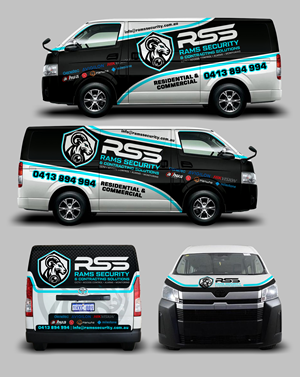 Diseño de Rotulación de Vehículo por websmartusa para Rams Security Solutions | Diseño: #35484578