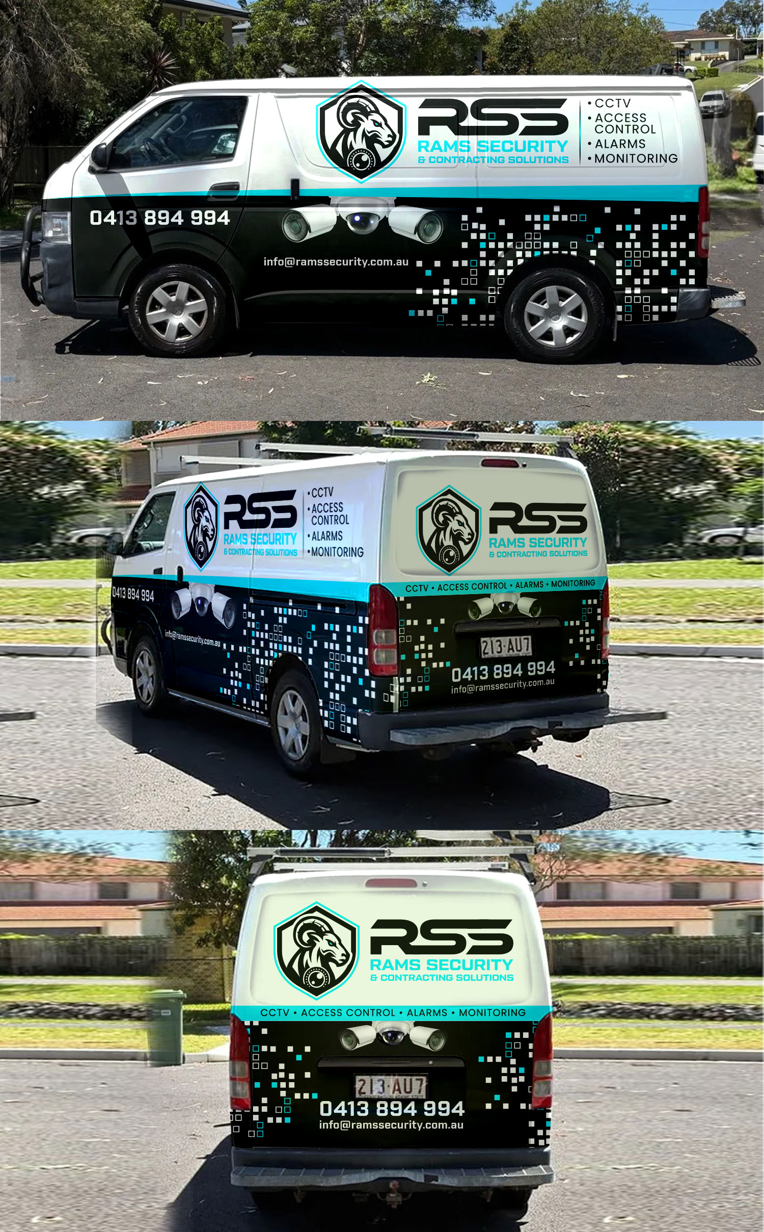 Design de Covering de Véhicule par Wrapcia pour Rams Security Solutions | Design #35504842