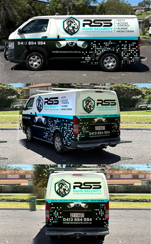 Diseño de Rotulación de Vehículo por Wrapcia para Rams Security Solutions | Diseño: #35504842