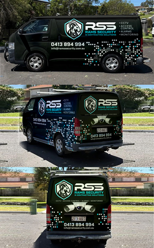 Diseño de Rotulación de Vehículo por Wrapcia para Rams Security Solutions | Diseño: #35504926