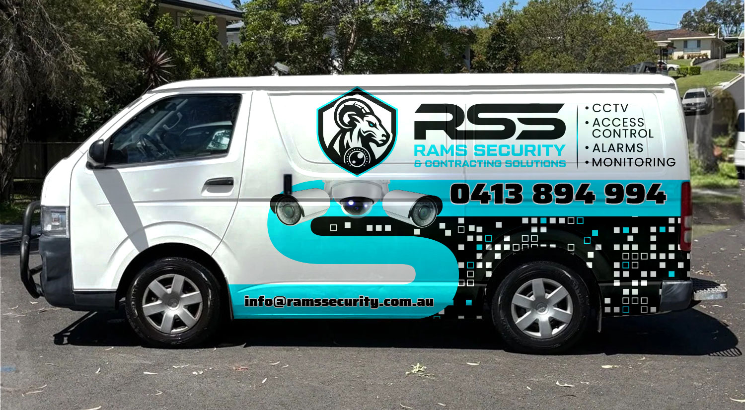 Car Wrap Design by Wrapcia for Rams Security Solutions | Design #35505061