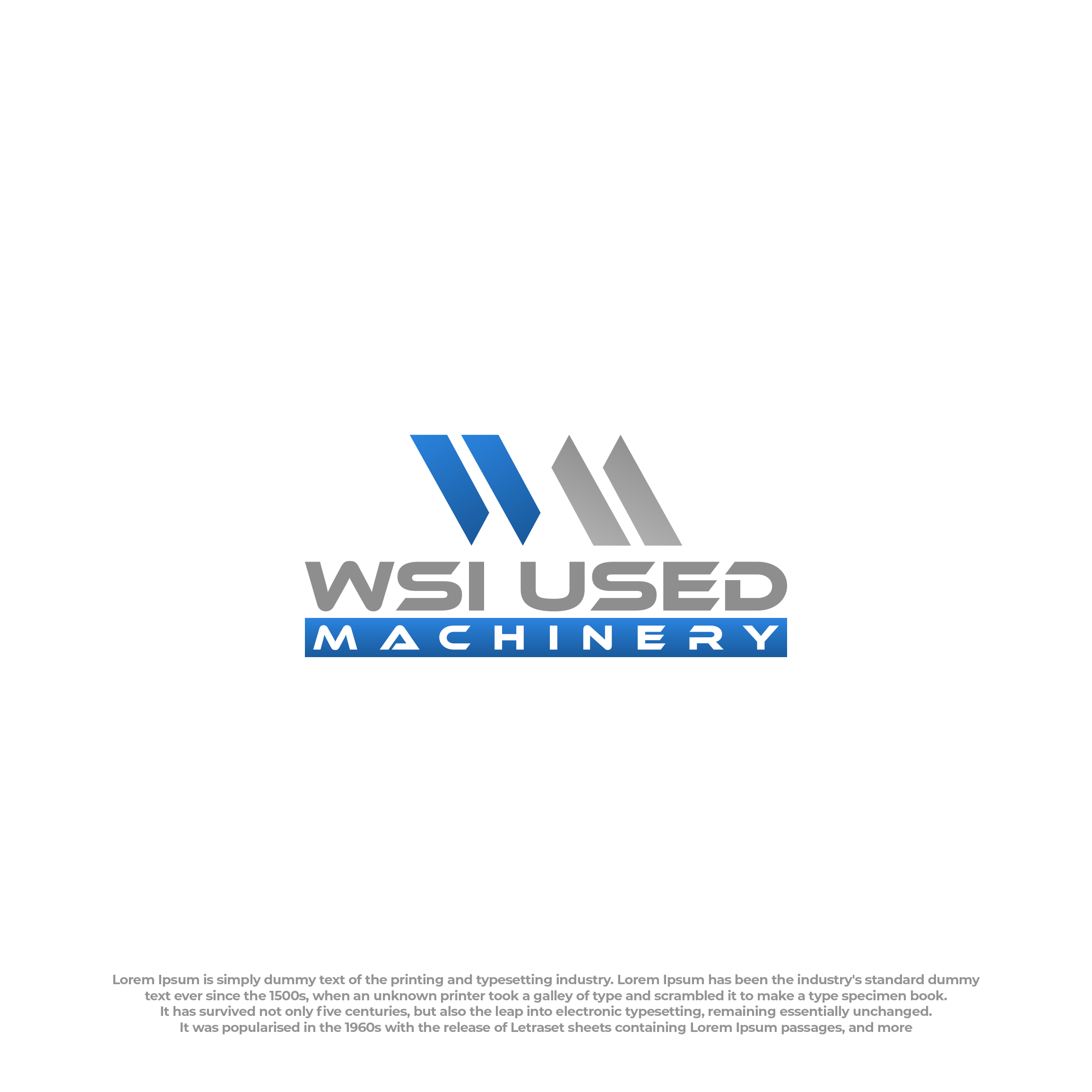 Logo Design by Peak design for WSI Machinery, Inc. | Design #35521648
