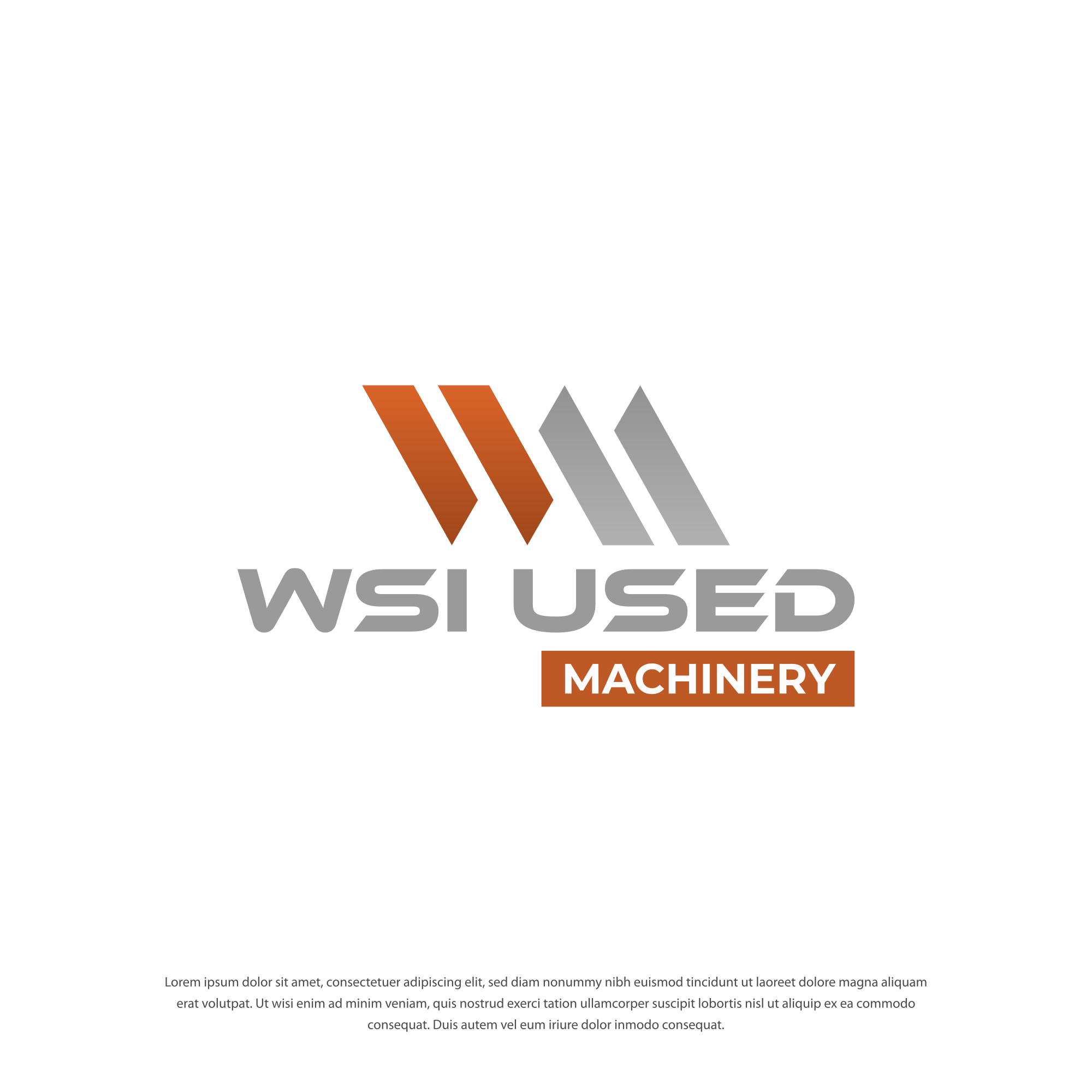 Logo Design by Dotlash for WSI Machinery, Inc. | Design #35523469