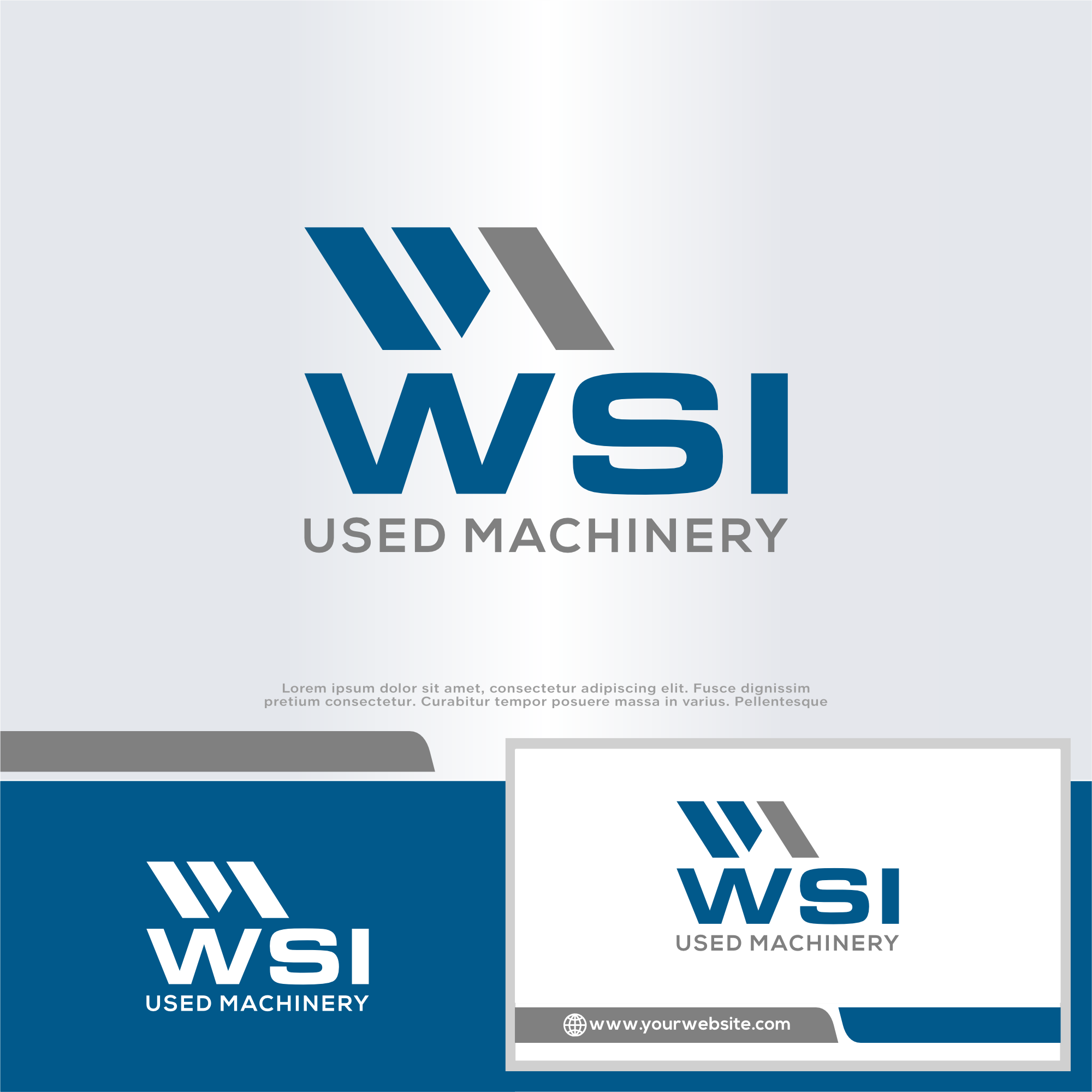 Logo Design by win it for WSI Machinery, Inc. | Design #35493752