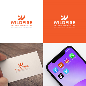 logo design for a staffing company called WildFire Talent Solutions