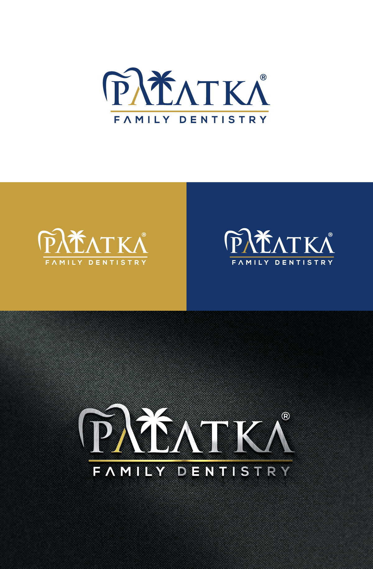 Logo Design by AlphabetZero.co.uk for Palatka Family Dentistry | Design #35499354
