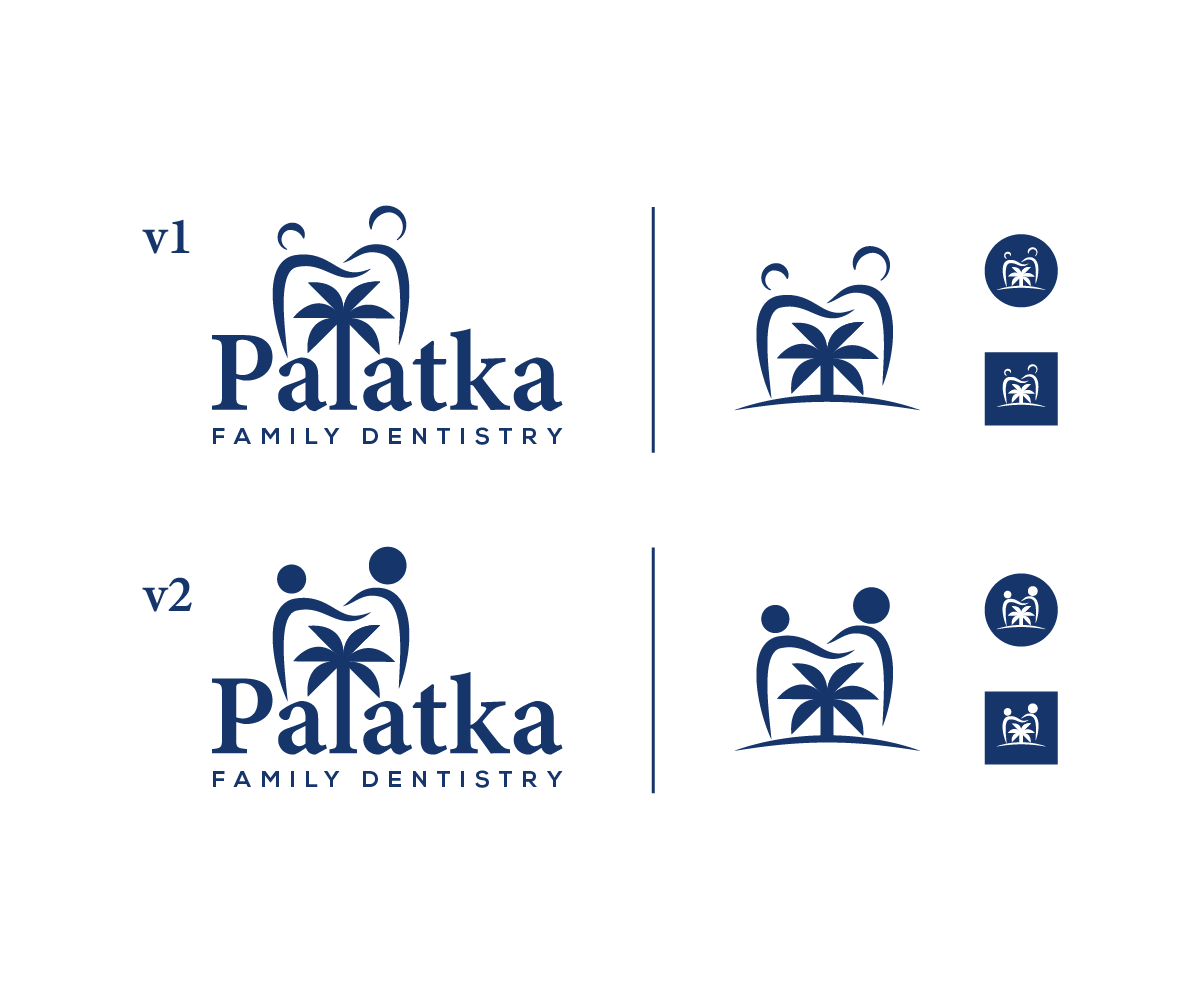 Logo Design by AlphabetZero.co.uk for Palatka Family Dentistry | Design #35499419