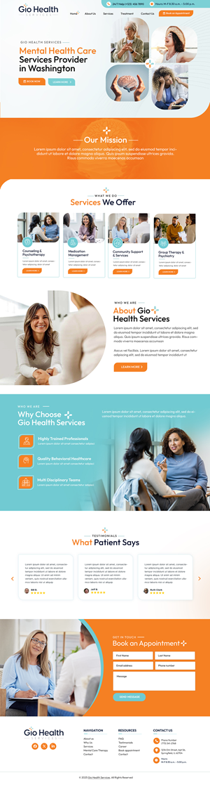 Web Design by Blue Sparrow for Fairfax Lending, Inc. | Design: #35484013