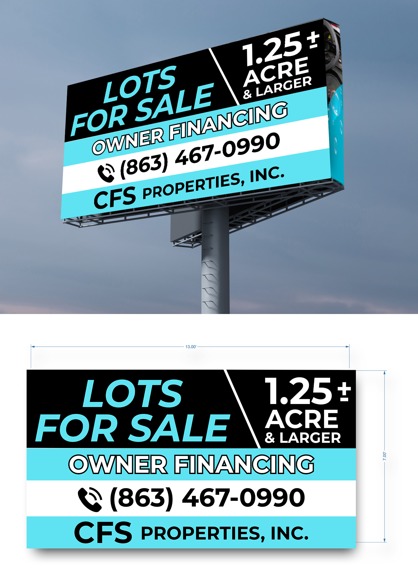 Billboard Design by freelancer75 for this project | Design #35576560