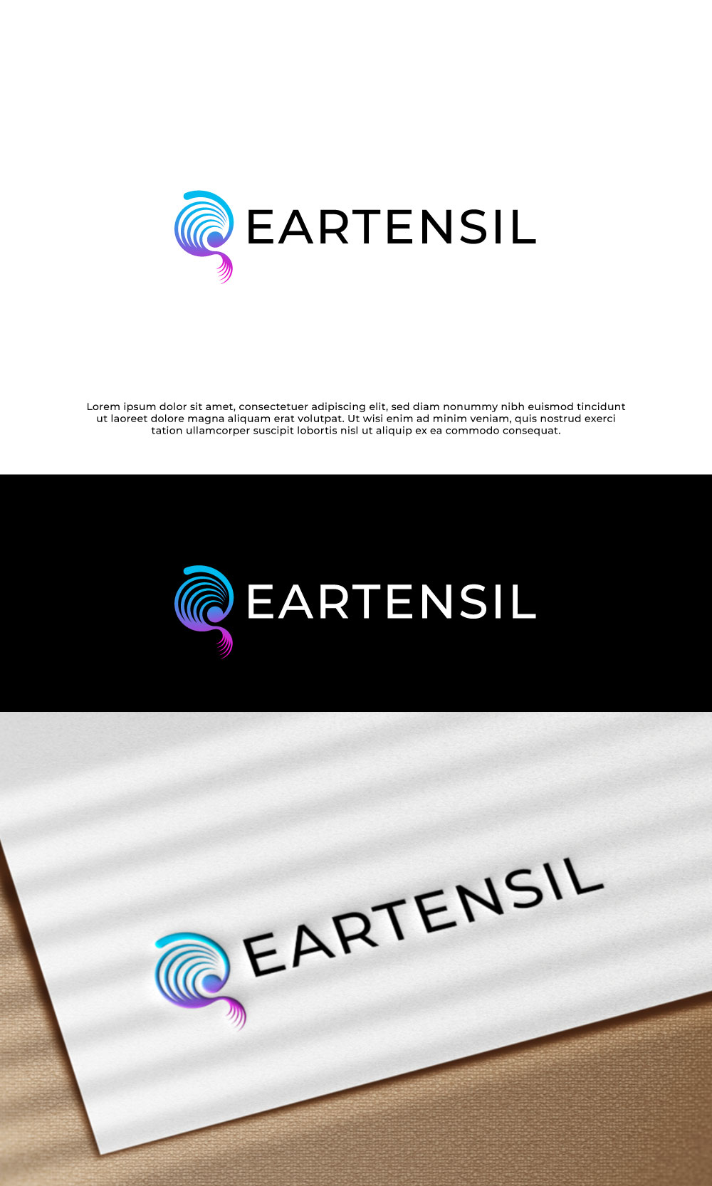 Logo Design by loveqis for Eartensil Pty Ltd | Design #35500882