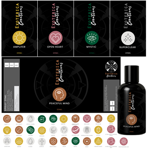 Mystic Matters - we need spray bottle labels to go with our formulations!