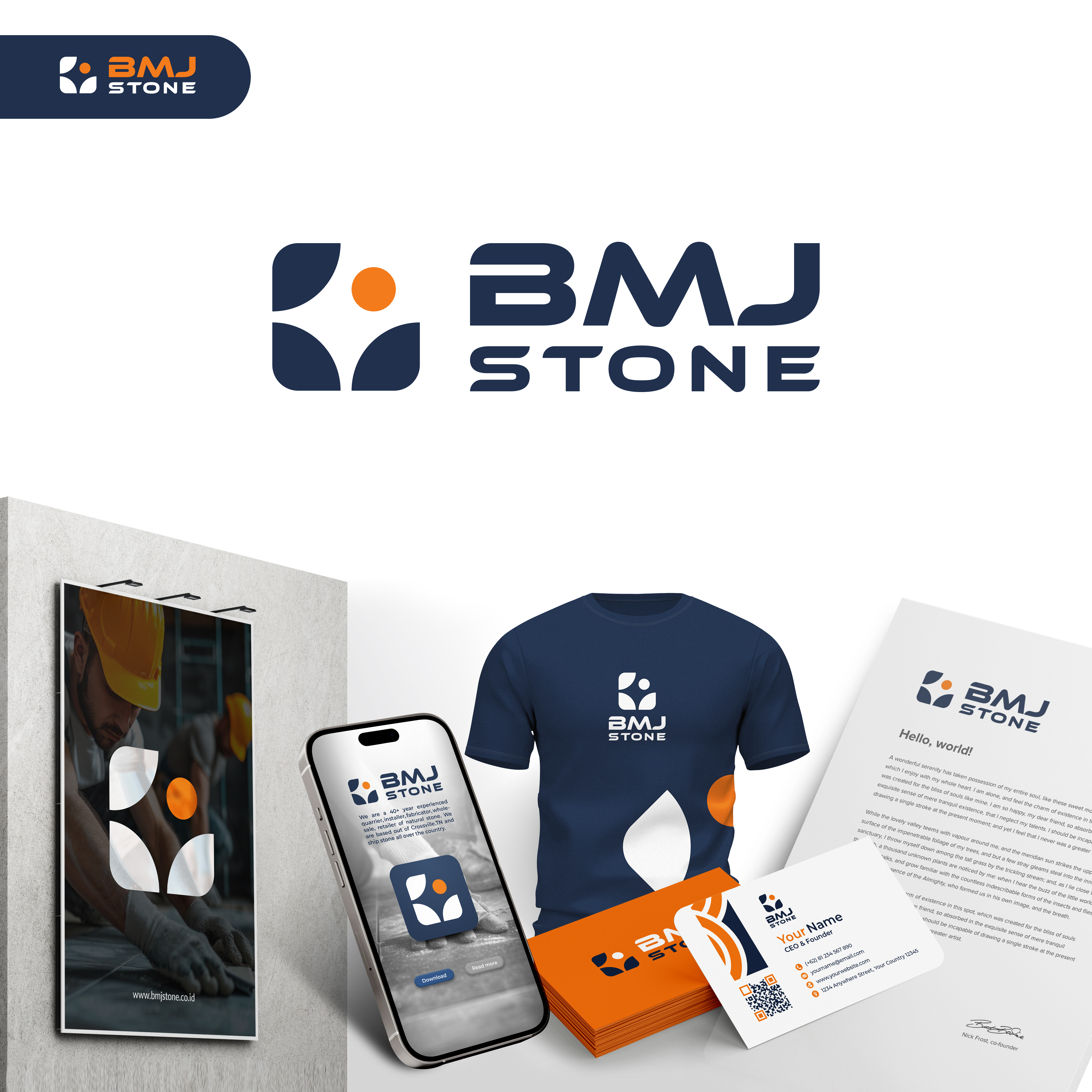 Diseño de Logo por yd.p para BMJ Stone LLC | Diseño #35538450