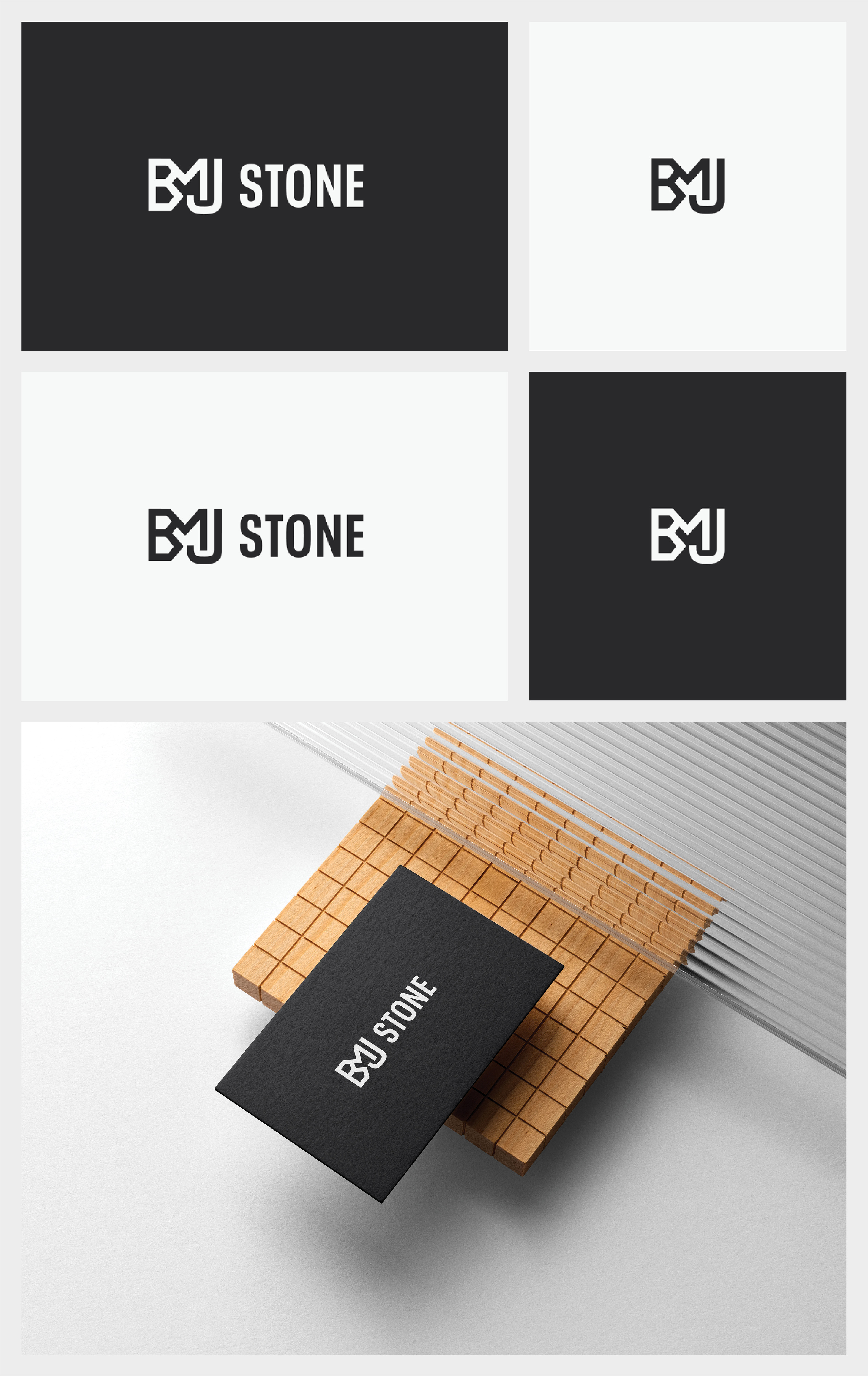 Logo Design by Ha.Connick for BMJ Stone LLC | Design #35515792