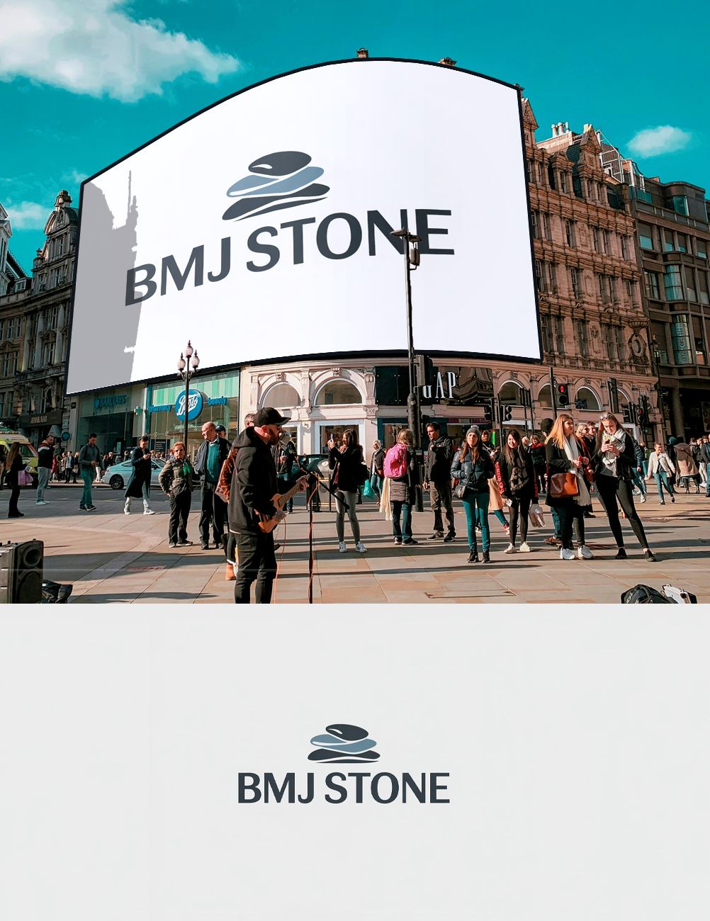 Logo Design by yamnu for BMJ Stone LLC | Design #35514367