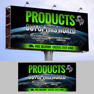 Diseño de Cartelera por Designers Hub para FlynnStoned Cannabis Company  | Diseño: #35517130