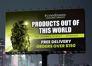 Diseño de Cartelera por artbitin para FlynnStoned Cannabis Company  | Diseño: #35505328