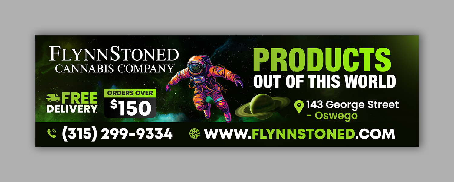 Design de Panneau par debdesign pour FlynnStoned Cannabis Company  | Design #35505276