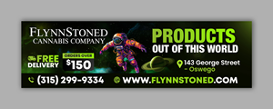 Diseño de Cartelera por debdesign para FlynnStoned Cannabis Company  | Diseño: #35505276
