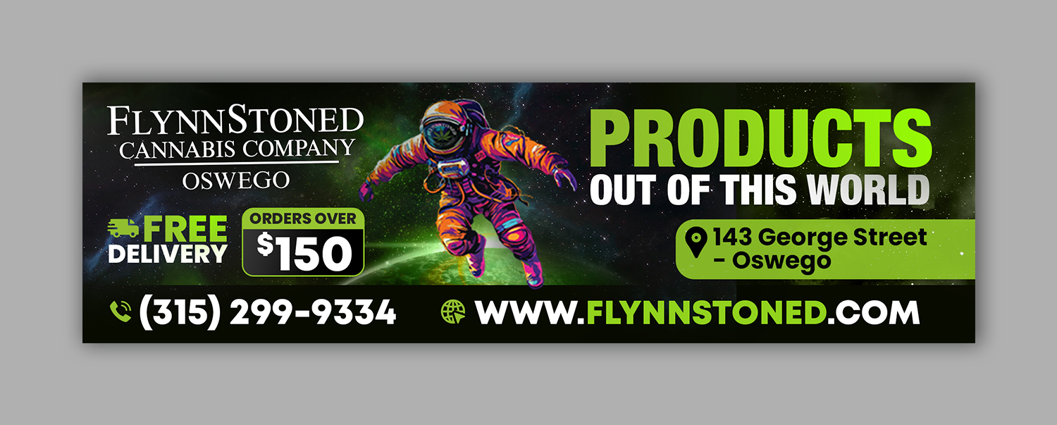 Design de Panneau par debdesign pour FlynnStoned Cannabis Company  | Design #35505277