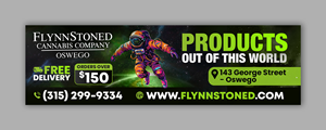 Diseño de Cartelera por debdesign para FlynnStoned Cannabis Company  | Diseño: #35505277