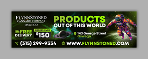 Diseño de Cartelera por debdesign para FlynnStoned Cannabis Company  | Diseño: #35505278