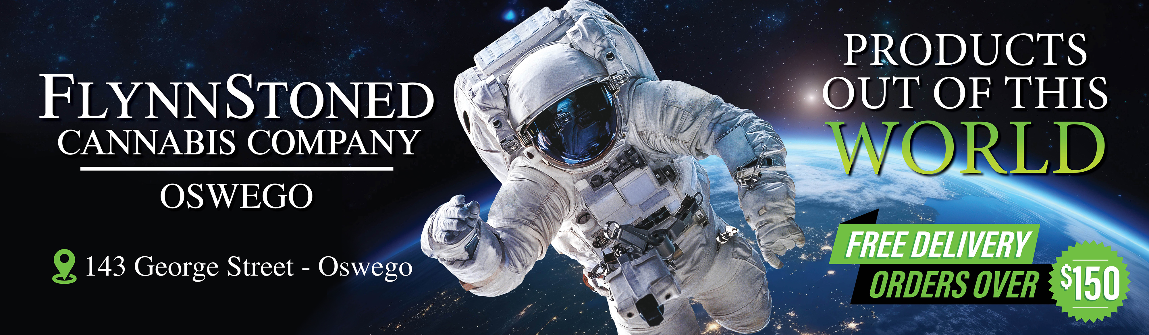 Billboard Design by rkailas for FlynnStoned Cannabis Company  | Design #35585562