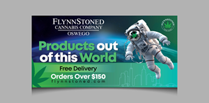 Diseño de Cartelera por Impressive Designs para FlynnStoned Cannabis Company  | Diseño: #35506699