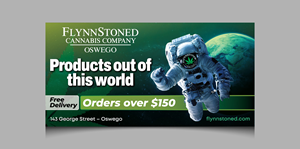 Diseño de Cartelera por Impressive Designs para FlynnStoned Cannabis Company  | Diseño: #35506700