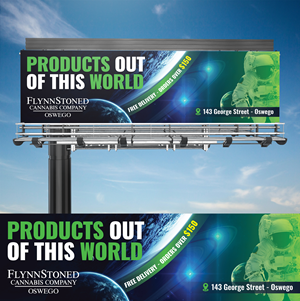Diseño de Cartelera por Impressive Designs para FlynnStoned Cannabis Company  | Diseño: #35507146