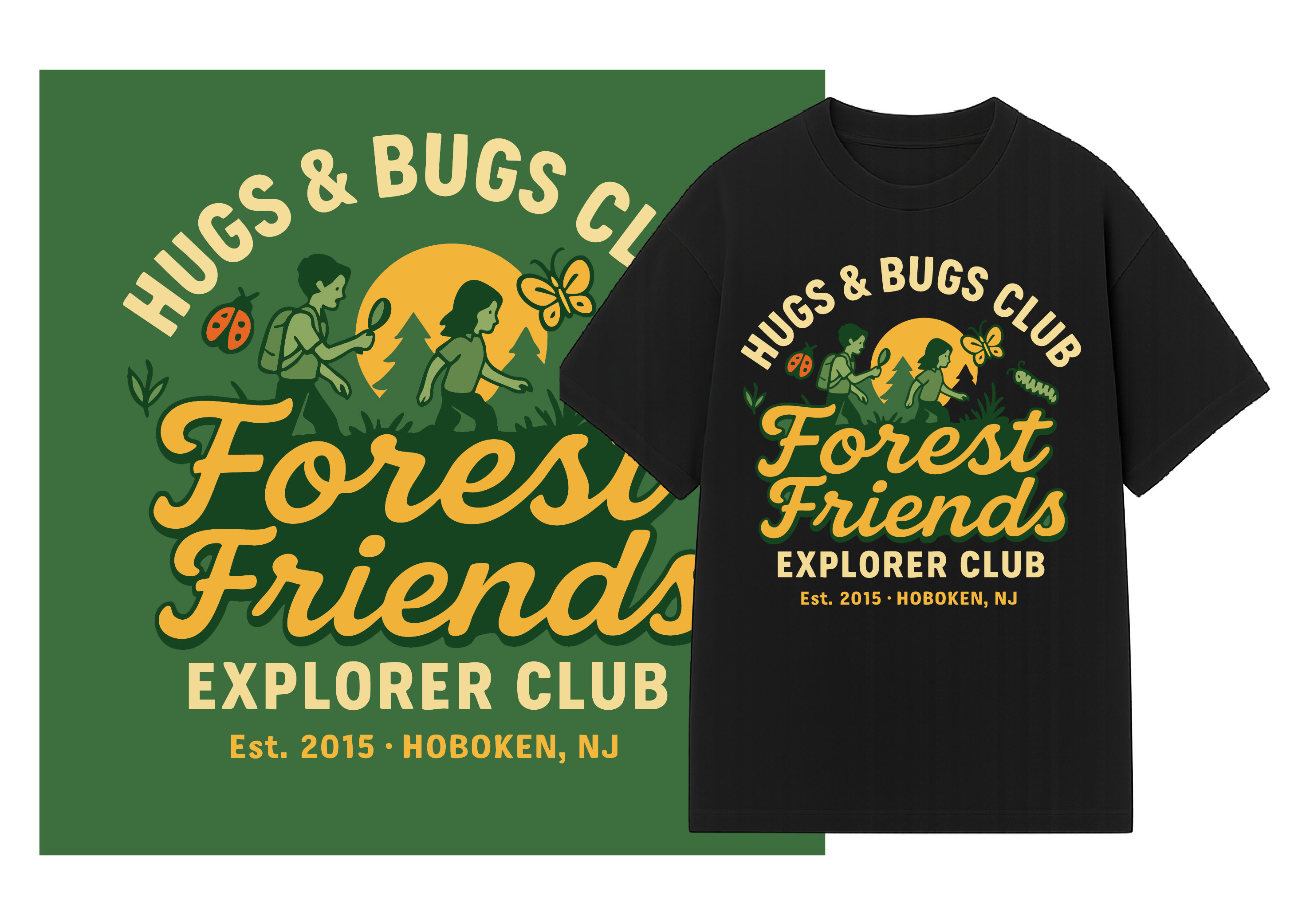 T-shirt Design by NeilDesign for Hugs & Bugs Club | Design #35520150