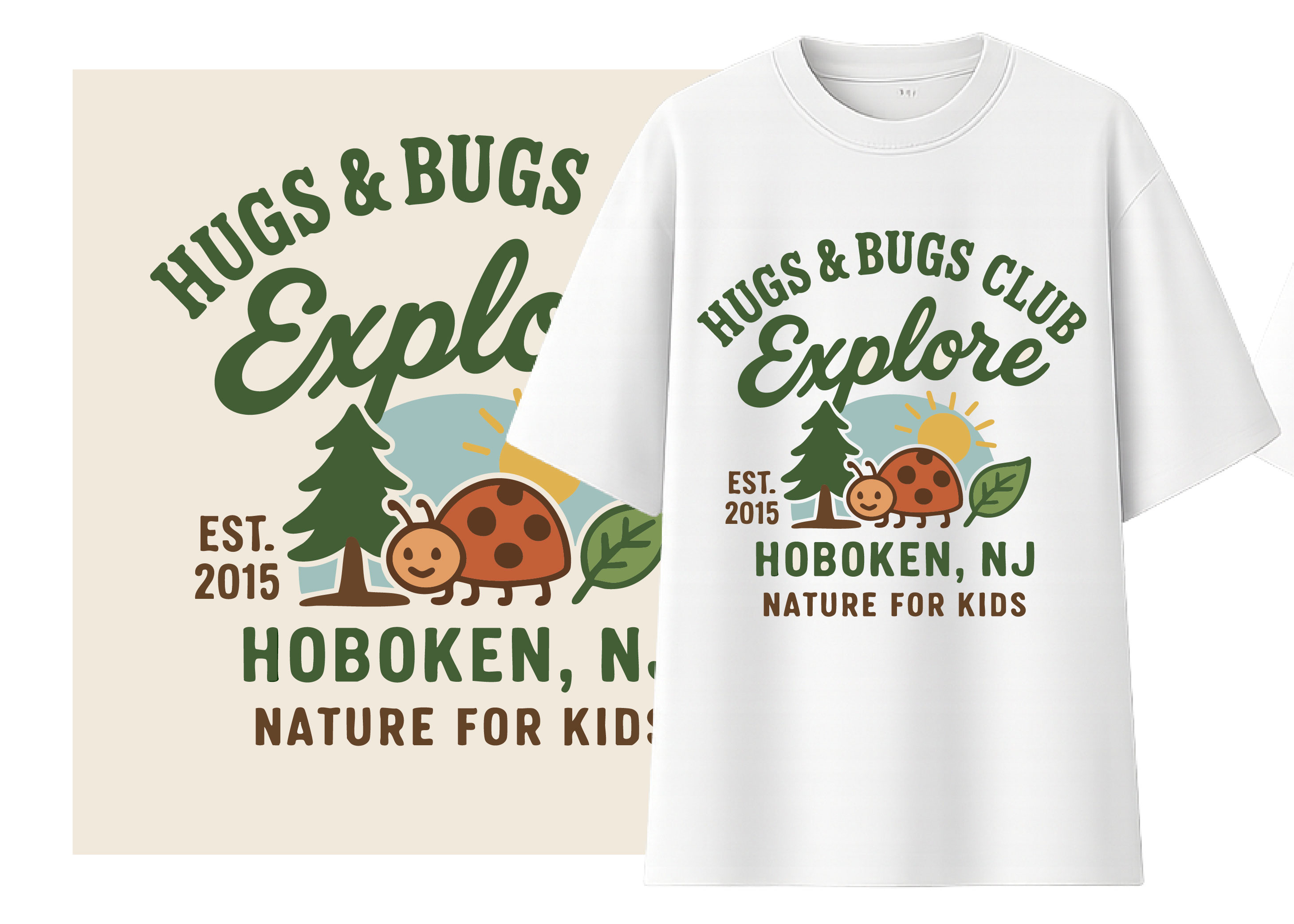 T-shirt Design by NeilDesign for Hugs & Bugs Club | Design #35520161