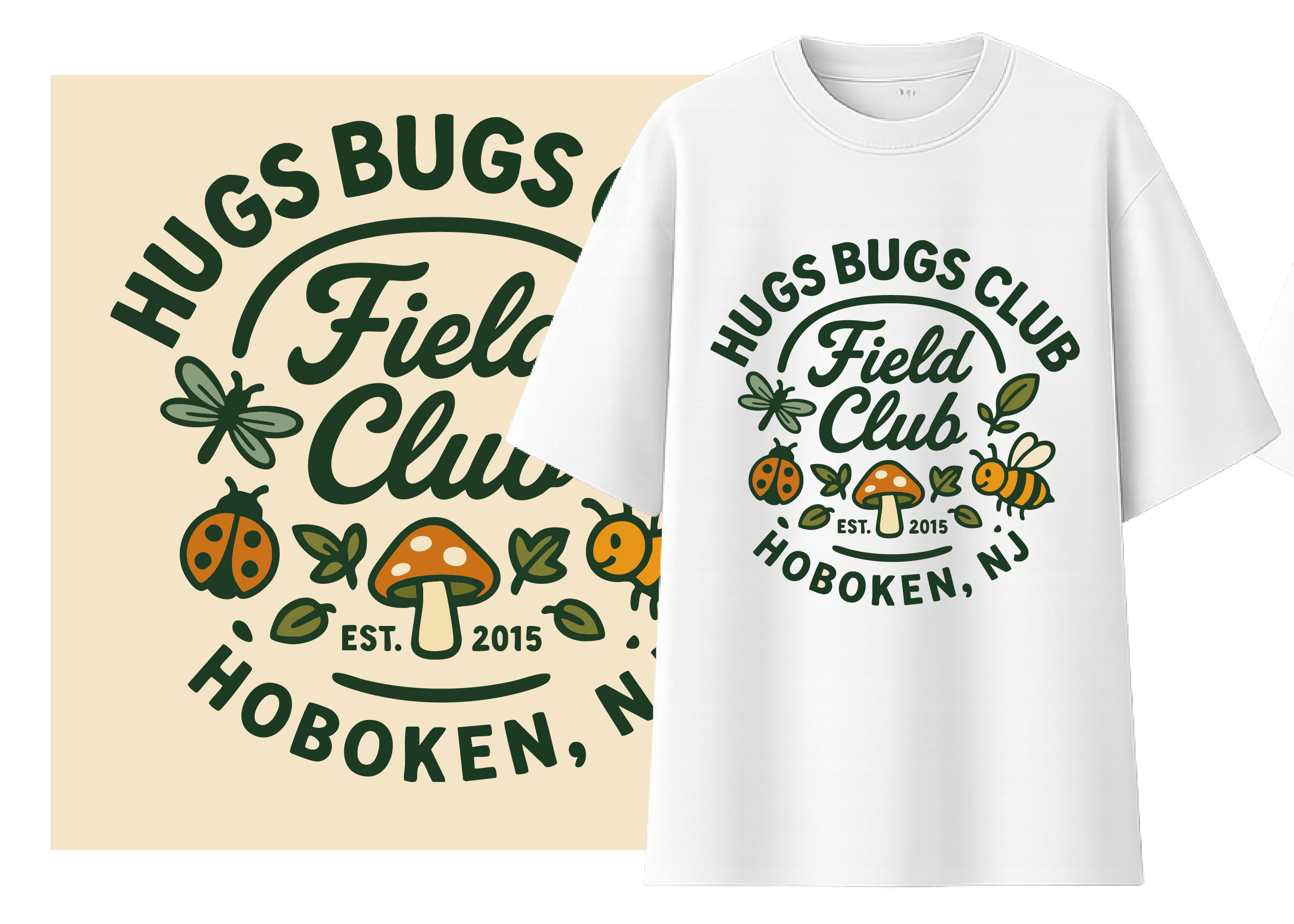 T-shirt Design by NeilDesign for Hugs & Bugs Club | Design #35520171