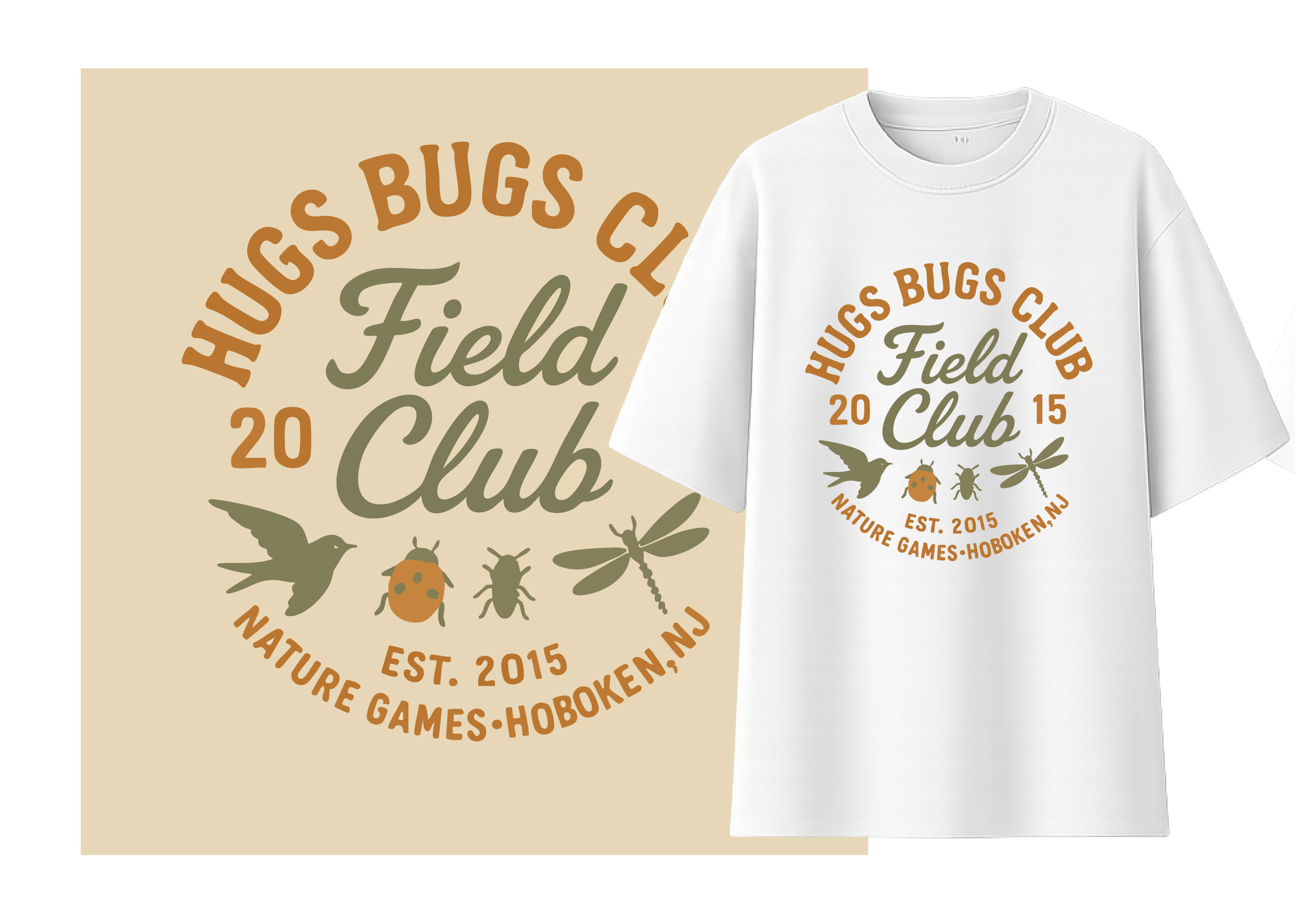 T-shirt Design by NeilDesign for Hugs & Bugs Club | Design #35528510