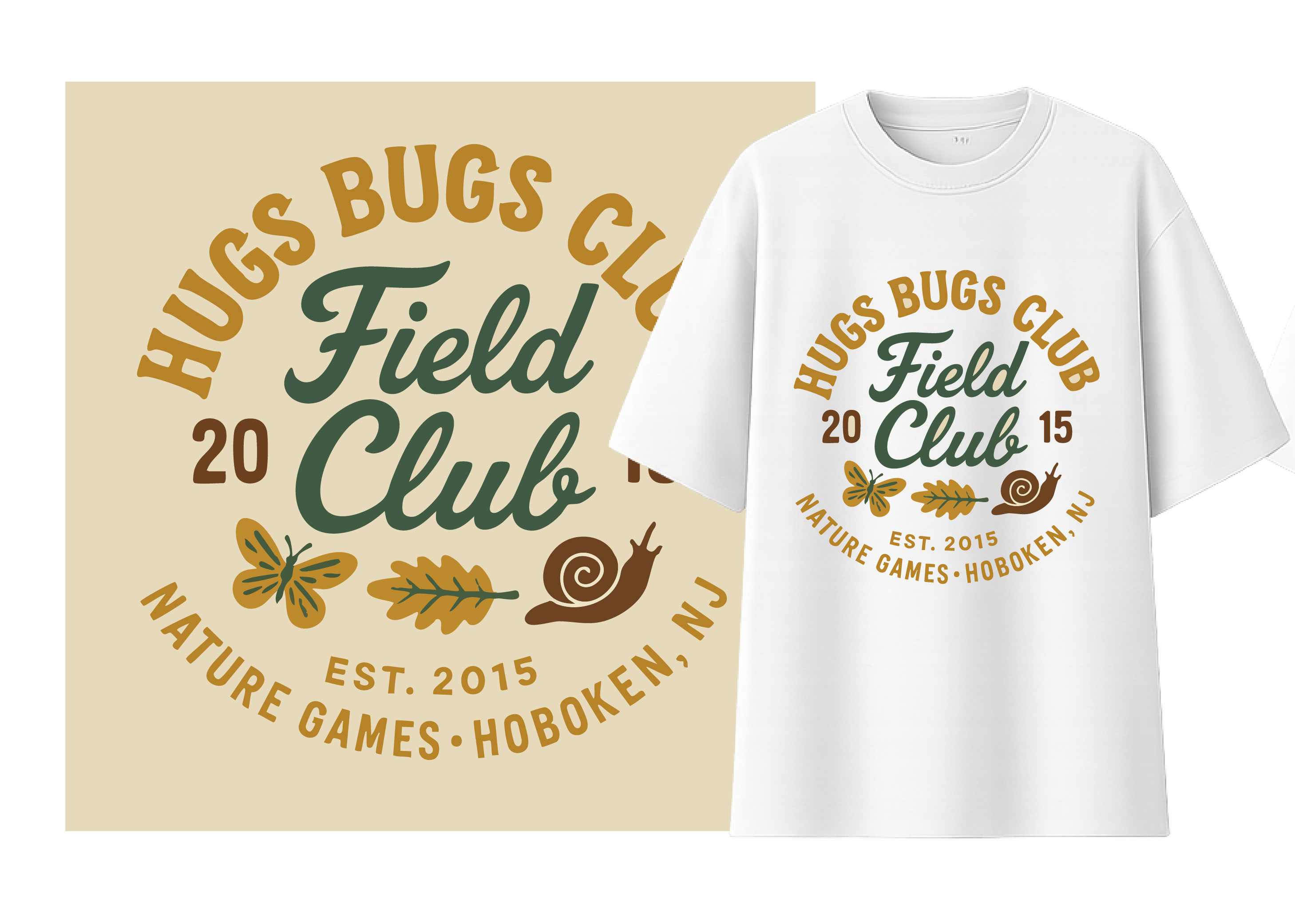 T-shirt Design by NeilDesign for Hugs & Bugs Club | Design #35528511