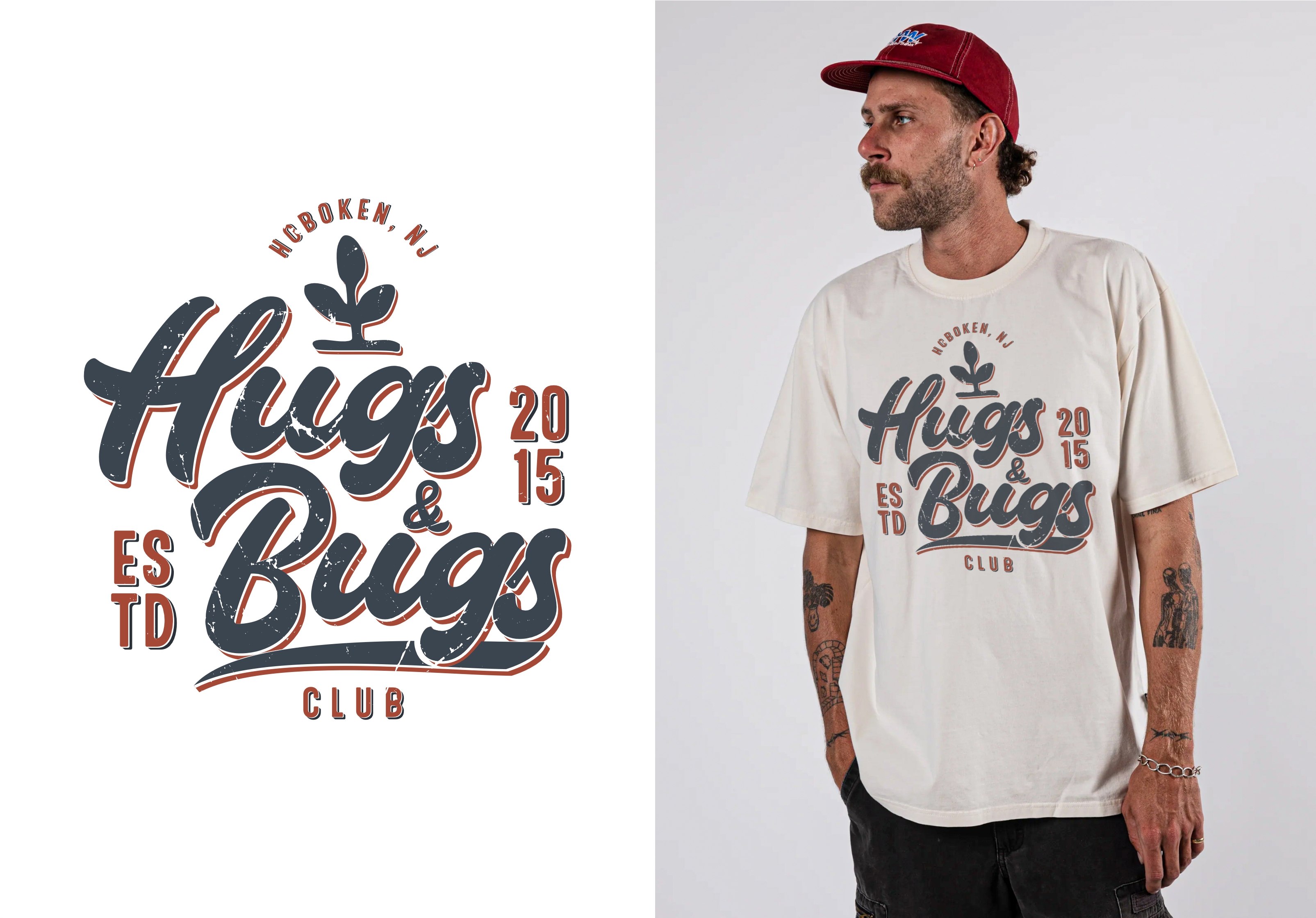 T-shirt Design by DoppelGanger Studio for Hugs & Bugs Club | Design #35506782