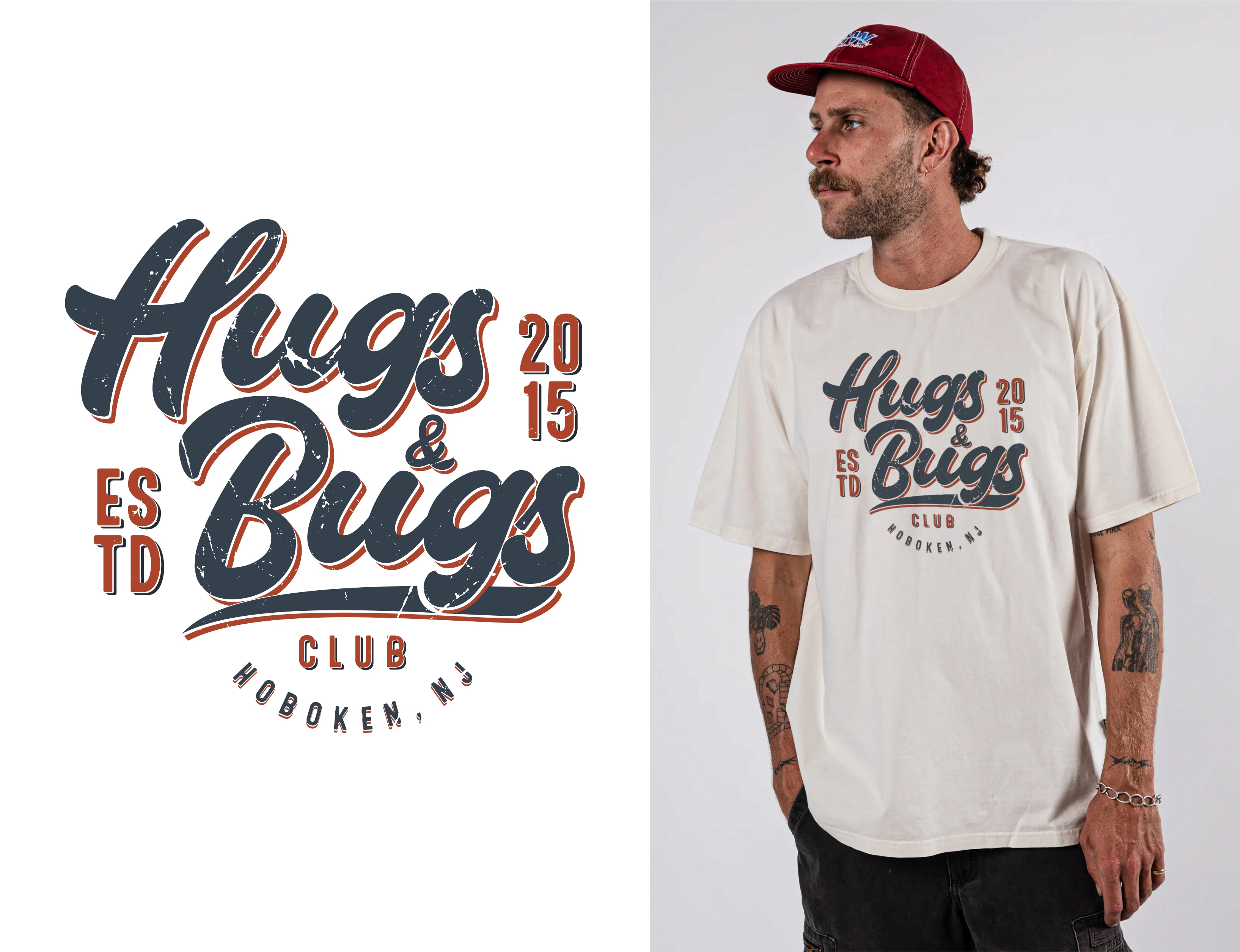 T-shirt Design by DoppelGanger Studio for Hugs & Bugs Club | Design #35540011