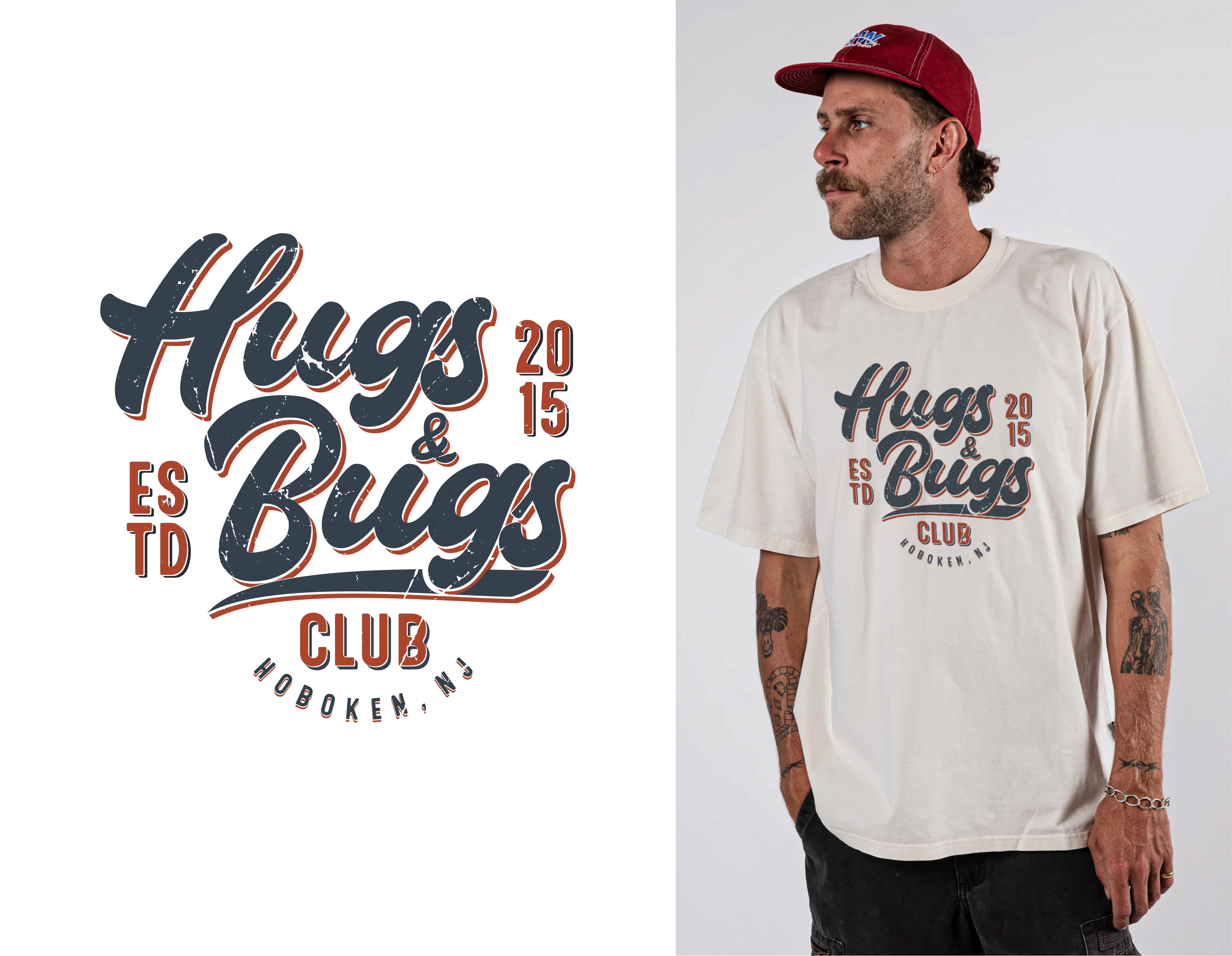 T-shirt Design by DoppelGanger Studio for Hugs & Bugs Club | Design #35543143
