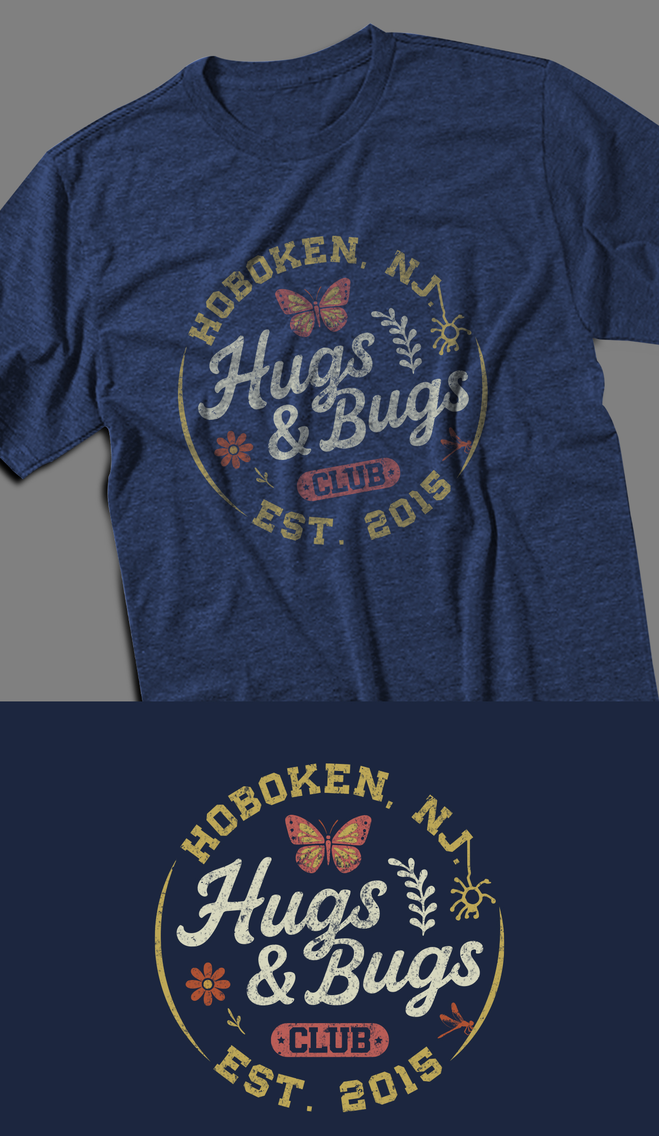 T-shirt Design by Karim Craft for Hugs & Bugs Club | Design #35539882