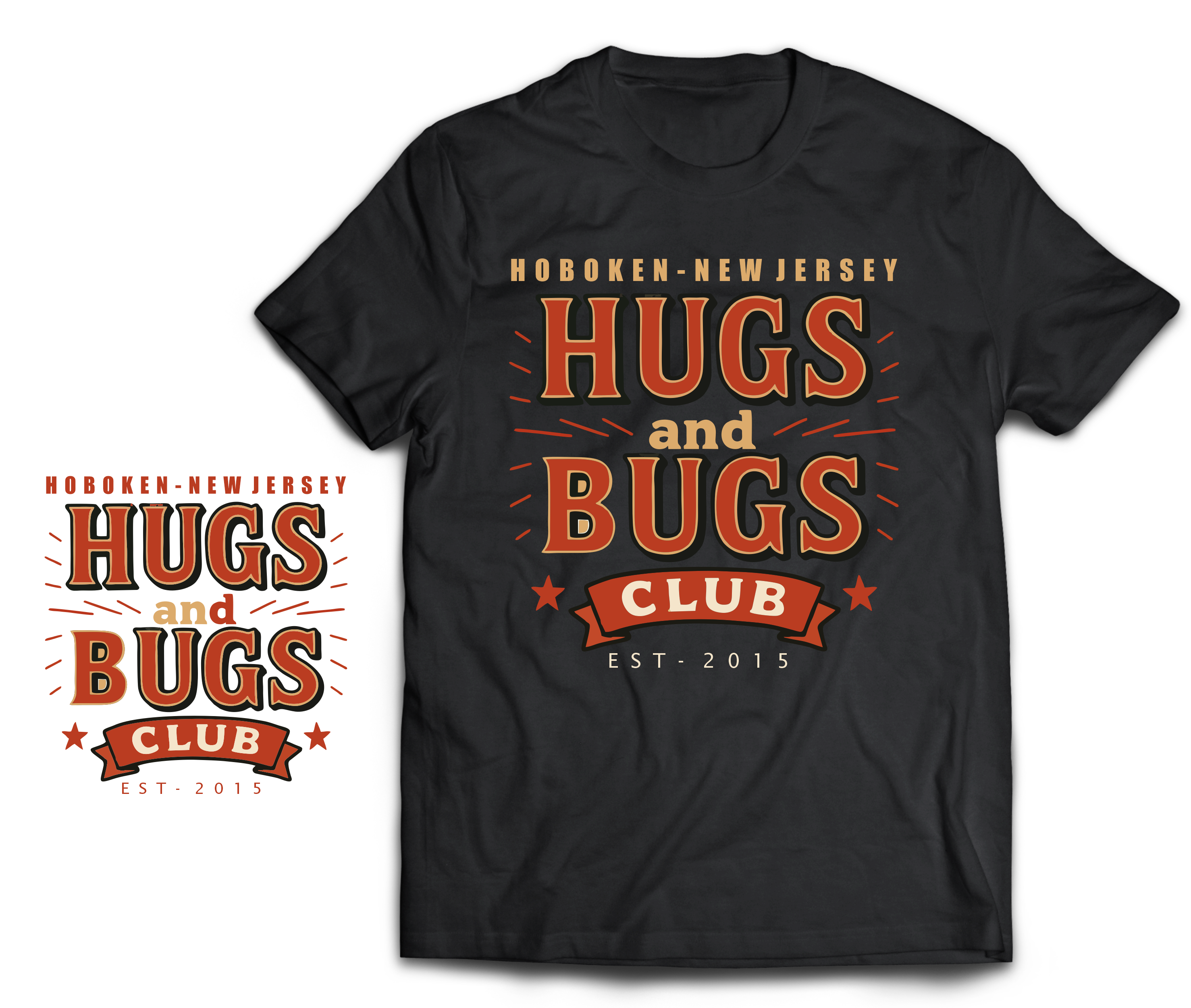 T-shirt Design by violina for Hugs & Bugs Club | Design #35547223
