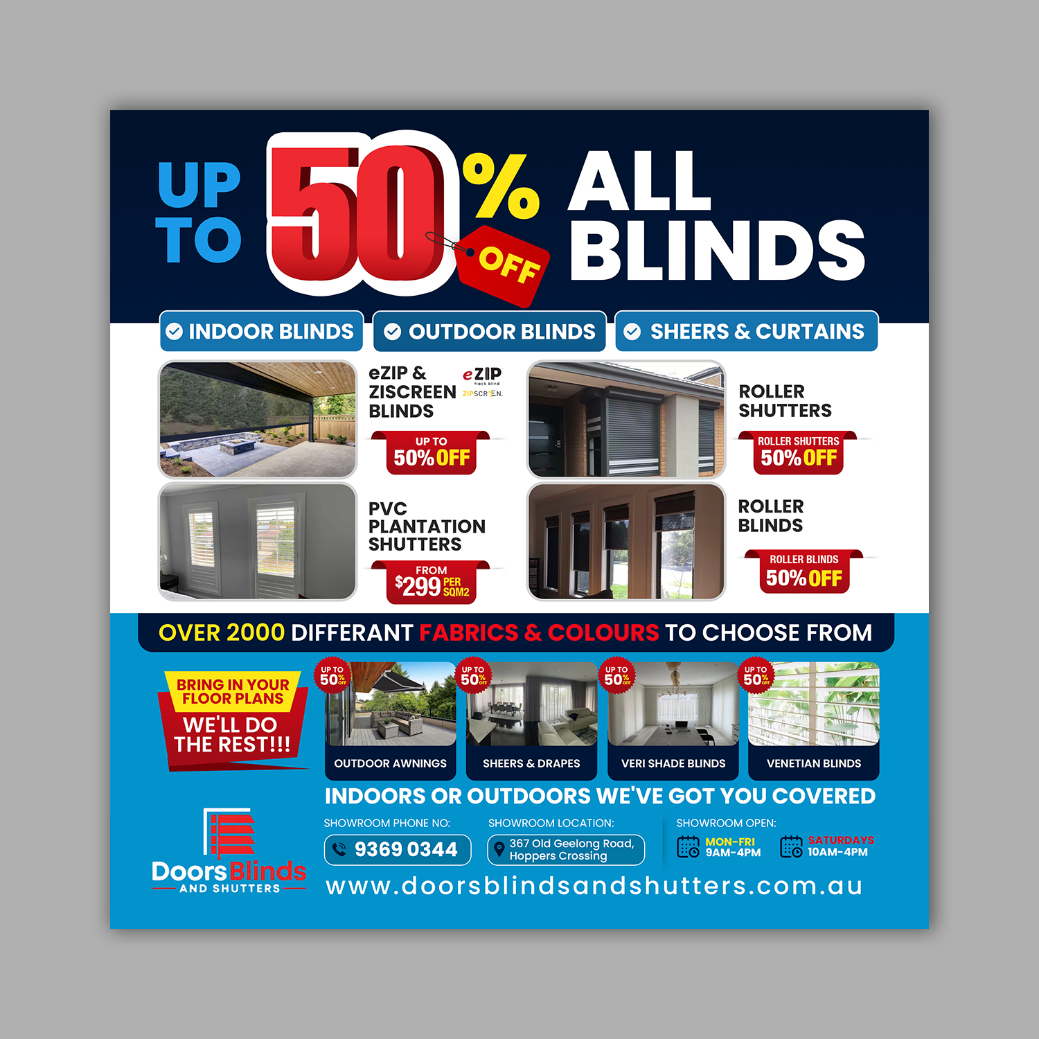 Design Graphique par debdesign pour Doors Blinds & Shutters | Design #35514176