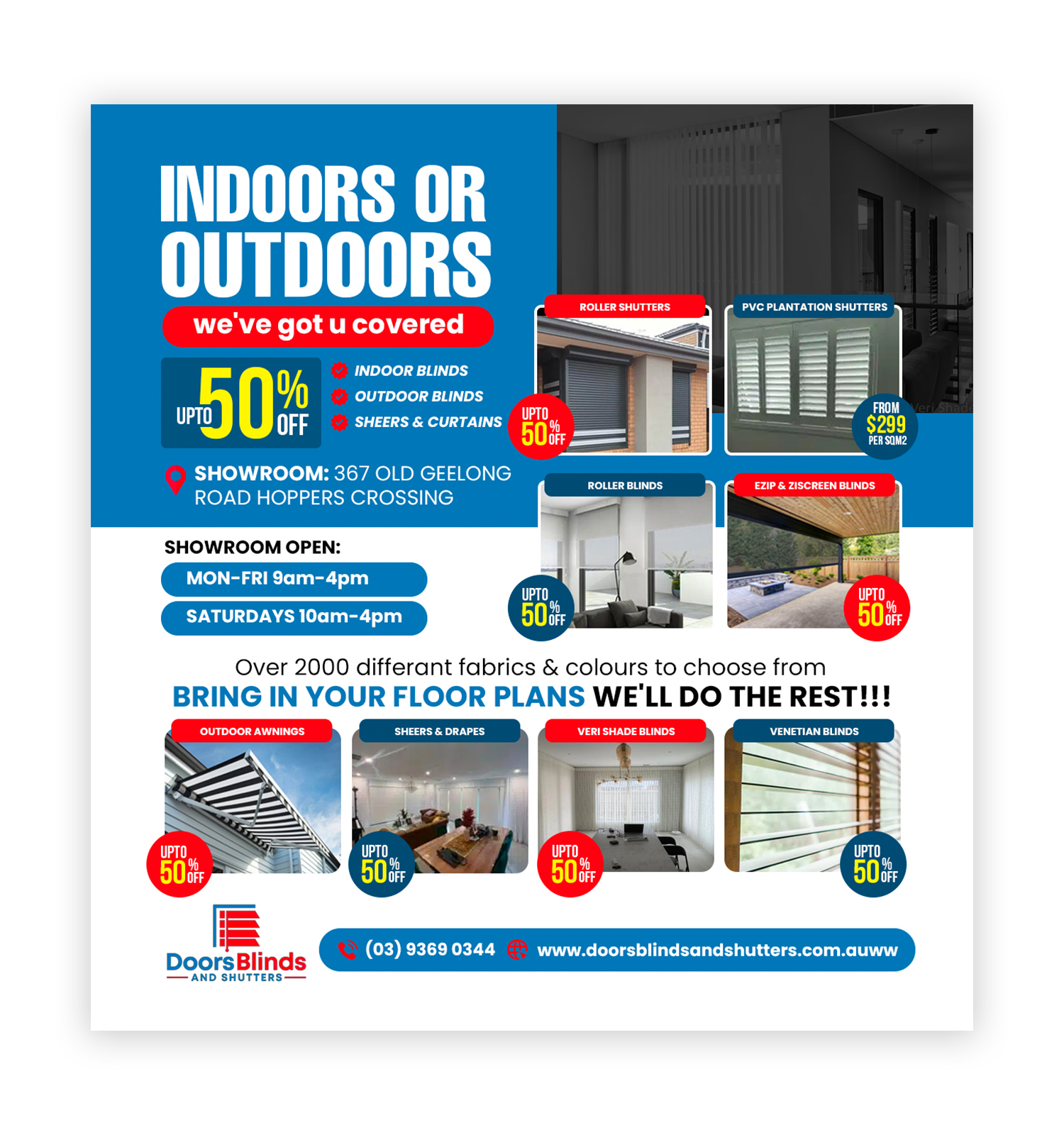 Graphic Design by debdesign for Doors Blinds & Shutters | Design #35525766