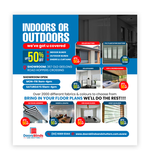 Graphic Design by debdesign for Doors Blinds & Shutters | Design: #35525766