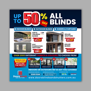 Graphic Design by debdesign for Doors Blinds & Shutters | Design: #35525796