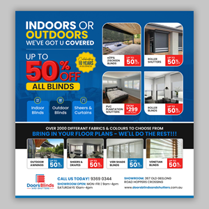 Graphic Design by debdesign for Doors Blinds & Shutters | Design: #35525799