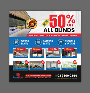 Graphic Design by debdesign for Doors Blinds & Shutters | Design: #35525813