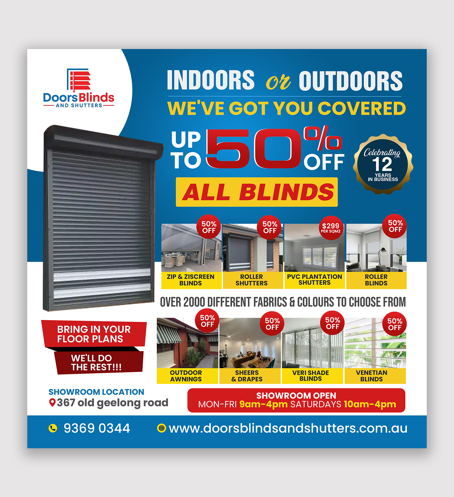 Graphic Design by debdesign for Doors Blinds & Shutters | Design #35525850