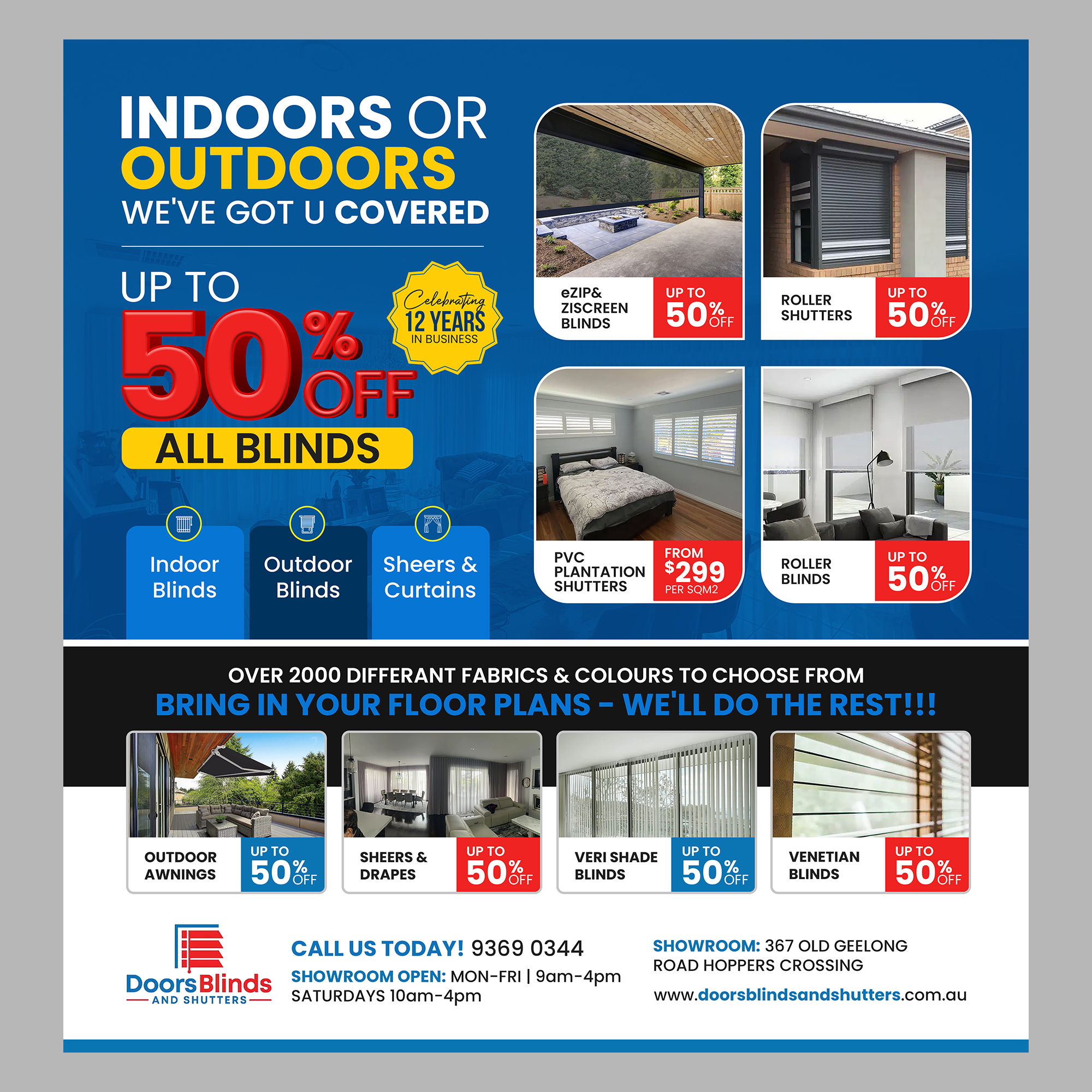 Graphic Design by debdesign for Doors Blinds & Shutters | Design #35525851