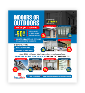 Graphic Design by debdesign for Doors Blinds & Shutters | Design: #35525863
