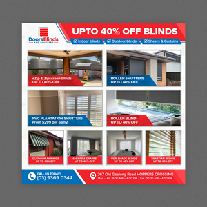 Graphic Design by Stan$oul for Doors Blinds & Shutters | Design: #35505379