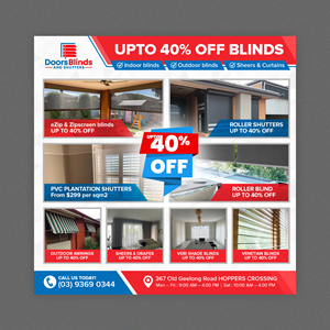 Graphic Design by Stan$oul for Doors Blinds & Shutters | Design: #35505435